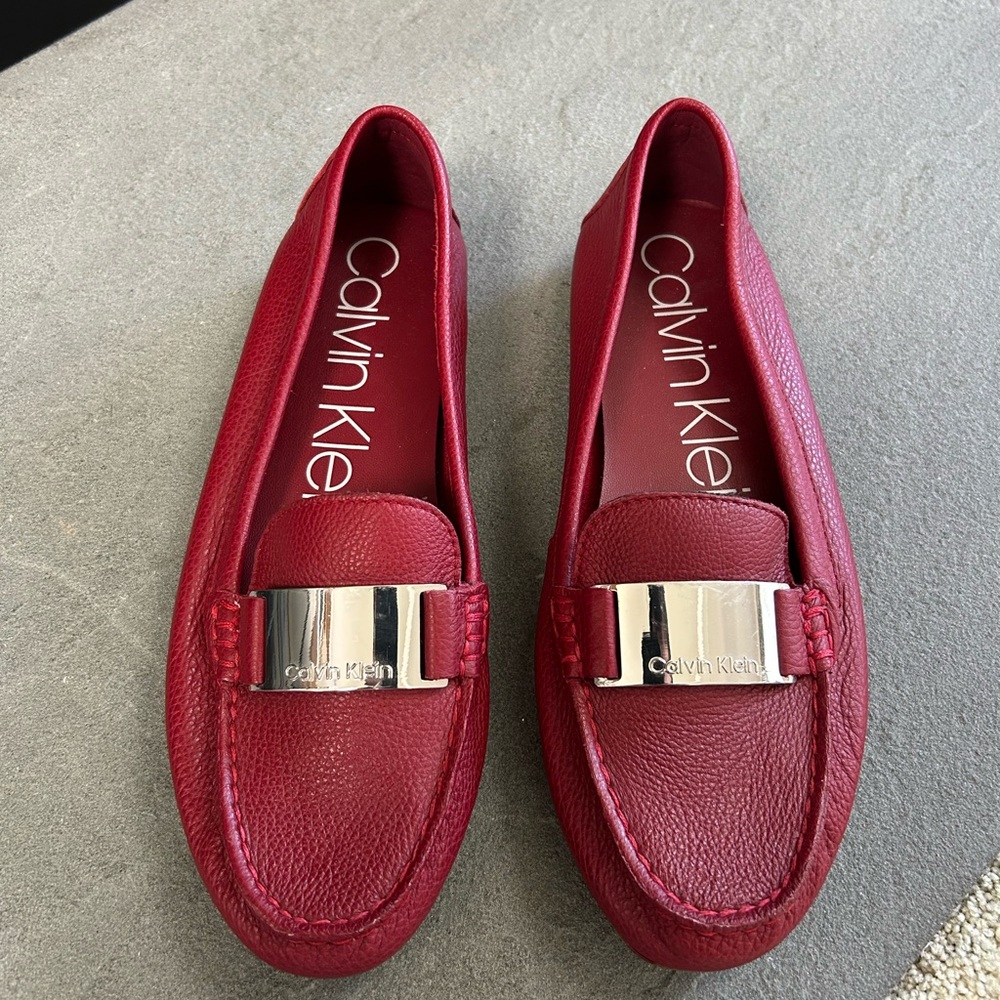 Calvin Klein Women's Red Loafers